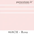 Federa Raso di Puro Cotone TC210 Rigoletto 468Ch Rosa Outlet